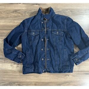 Sunrise Kingdom Denim Men's Jacket 100% Cotton Size Small‎ Button Up